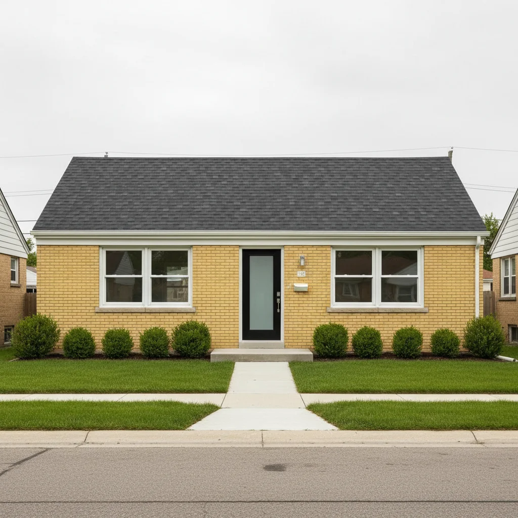 Concept rendering of a refreshed exterior for 236 Cherry Lane, illustrative only