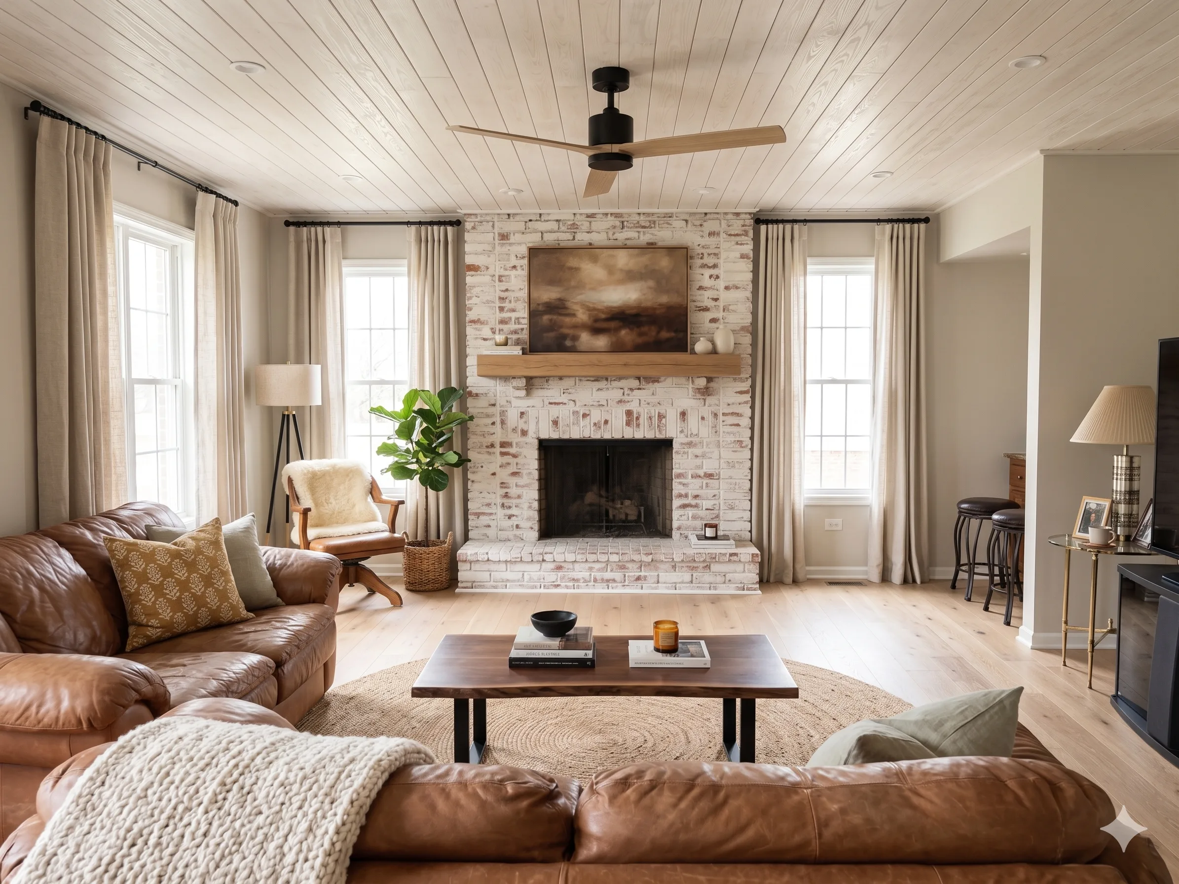 Family room refresh view at 8936 Charrington Drive