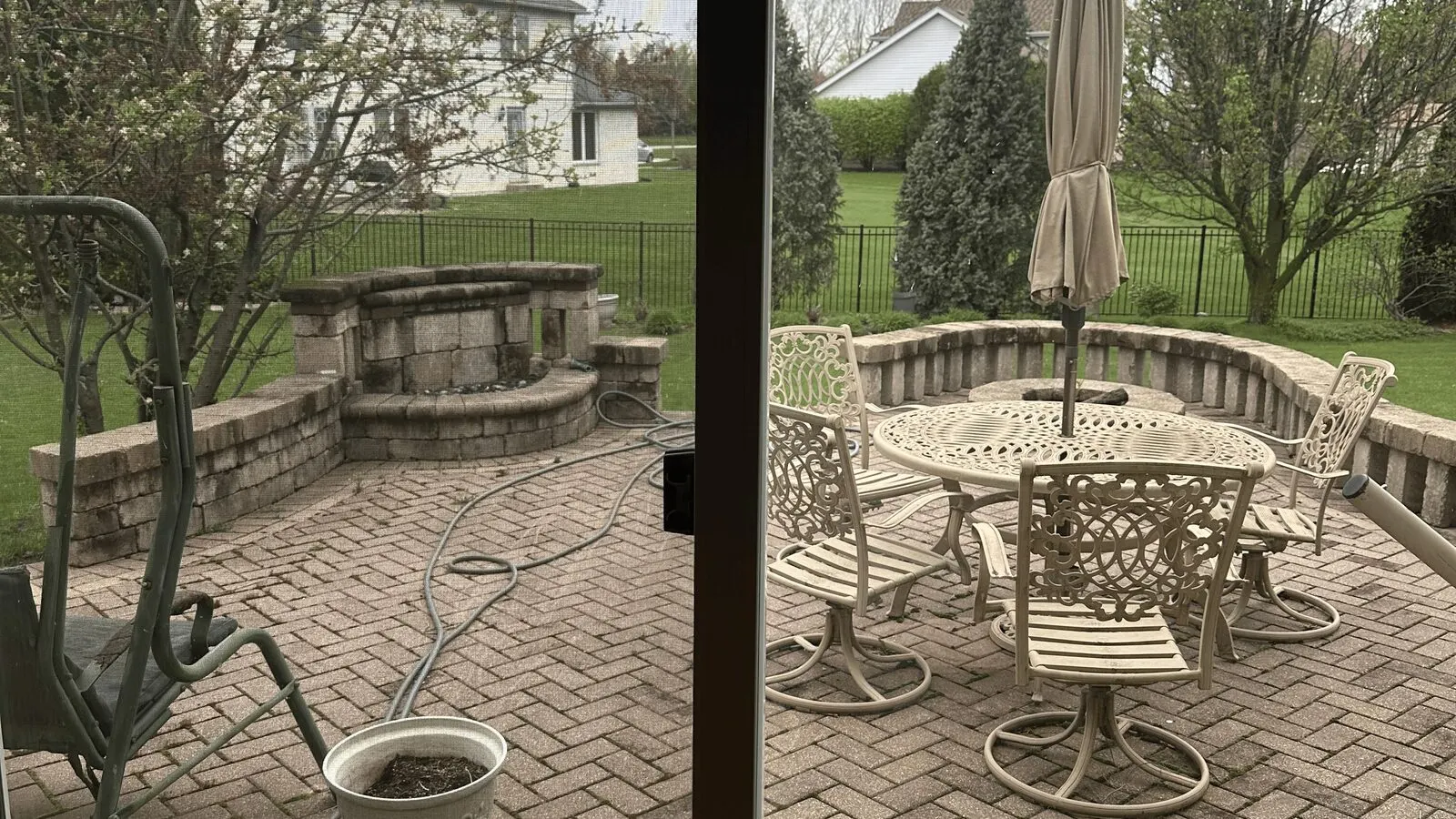 Patio and outdoor seating view at 8936 Charrington Drive